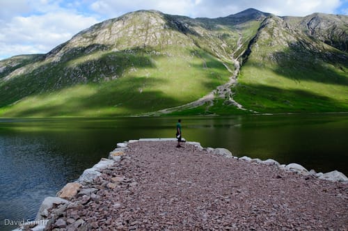 A view from the pier of Loch Etive